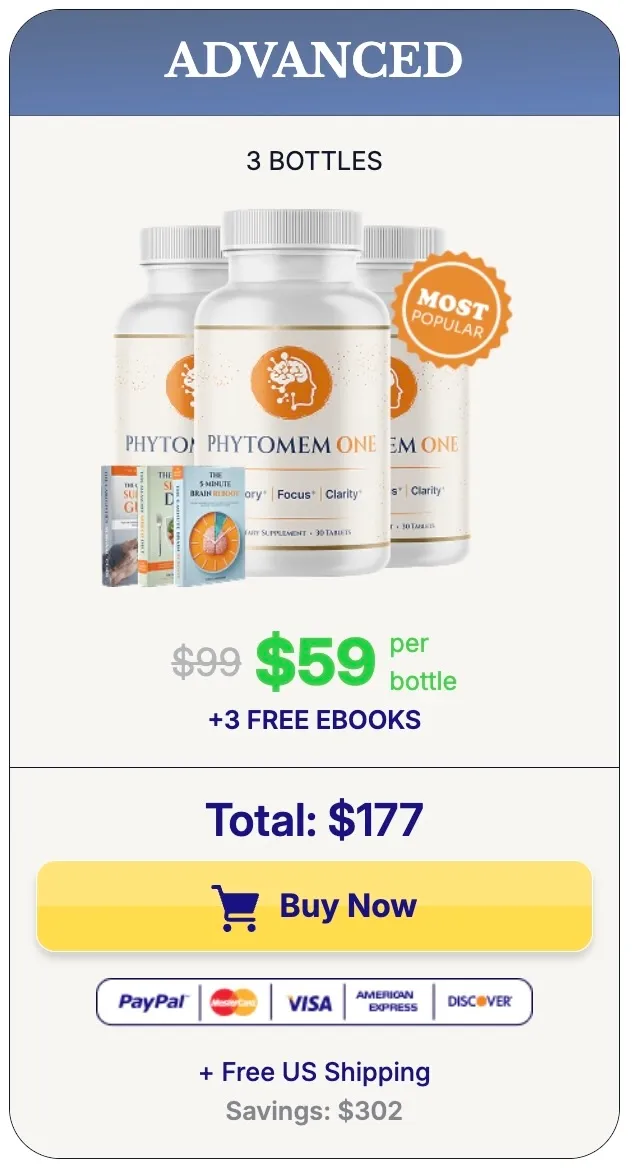 Phytomem One 3 bottles